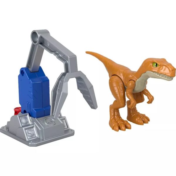 fisher price imaginext jurassic world dominion atrociraptor 'tiger' dinosaur (6)