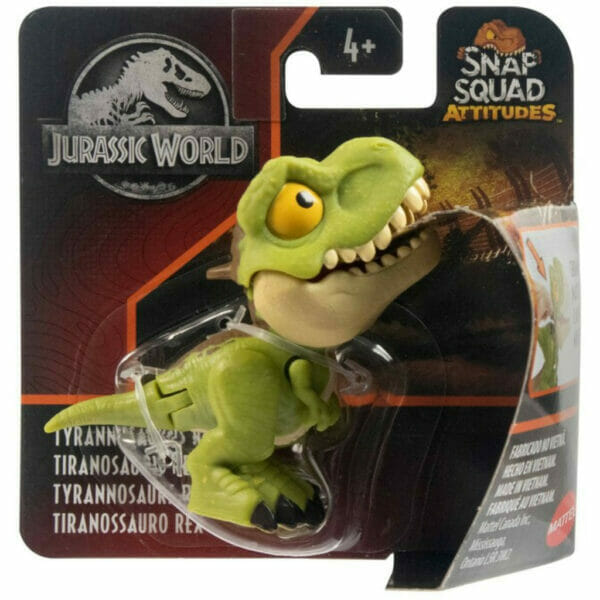 jurassic world snap squad attitudes tyrannosaurus rex figure1