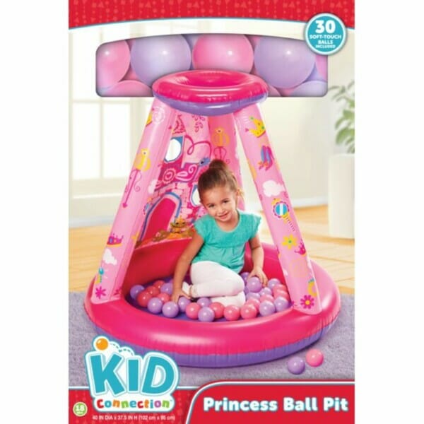 kid connection 37.5inch princess ball pit1