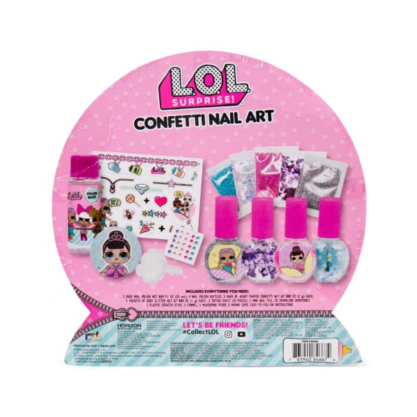 l.o.l. surprise! confetti nail art 4