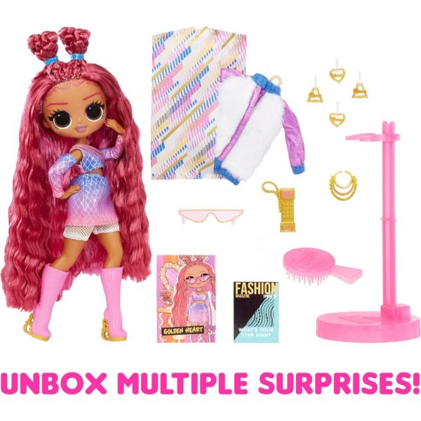 l.o.l. surprise! o.m.g. golden heart fashion doll 2