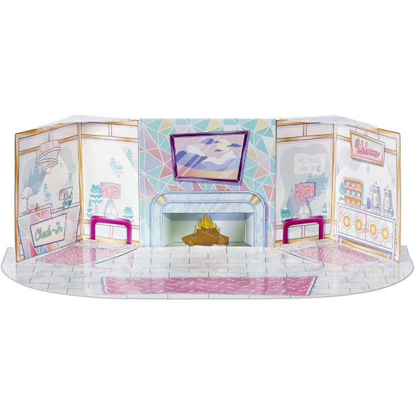 lol surprise winter chill hangout spaces furniture playset with cozy babe doll6