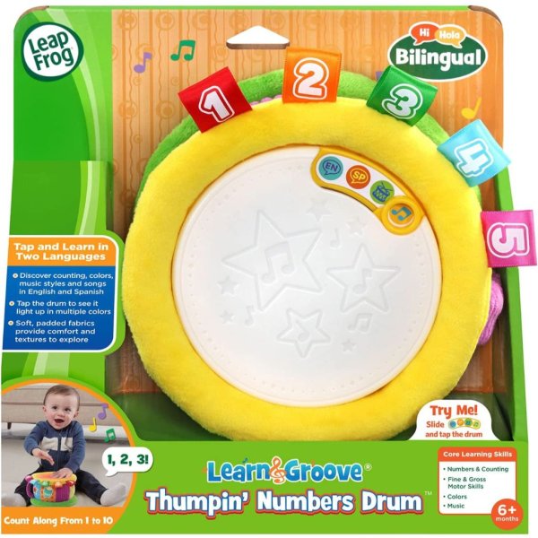 leapfrog learn and groove thumpin’ numbers drum, multicolor (3)