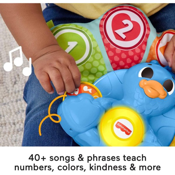 fisher price linkimals learning toy counting & colors peacock with interactive lights & music for baby & toddlers ages 9+ months3