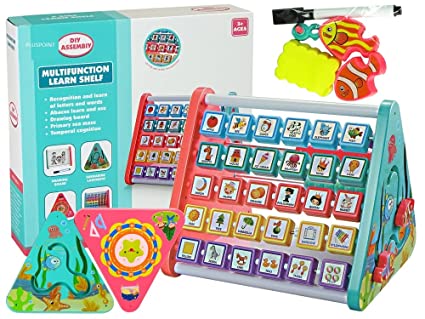 multifunctional learn shelf