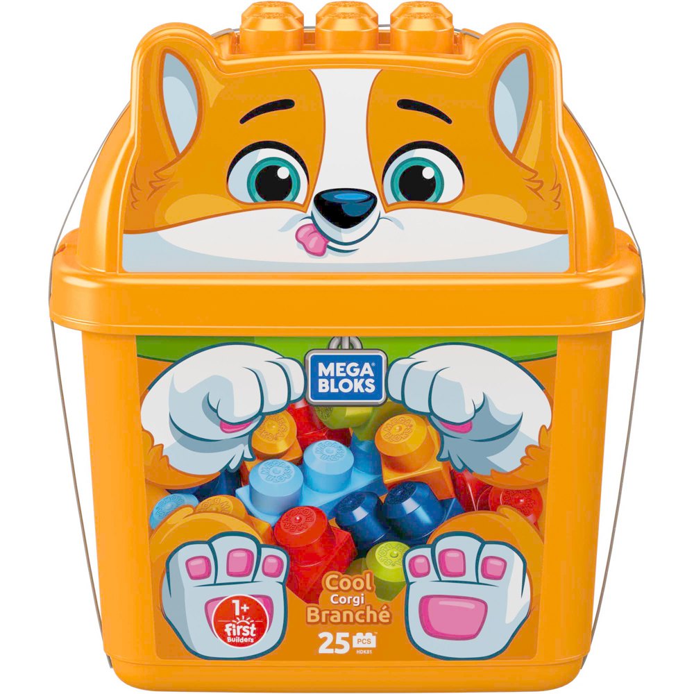 Mega Bloks Animal Buckets Fox - D'Best Toys Mega Bloks Animal Buckets Fox - D'Best Toys