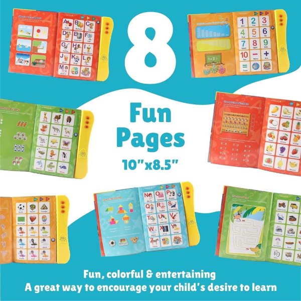 abc sound books interactive electronic learning books for toddlers with alphabet (2) (1)