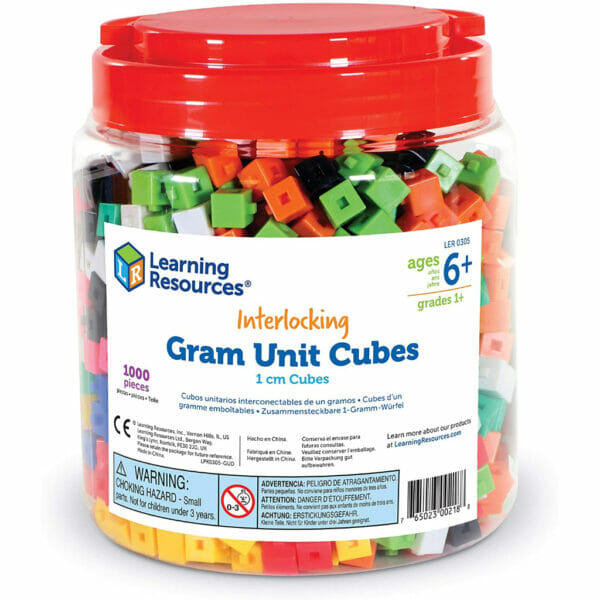 Learning Resources Interlocking Gram Unit Cubes