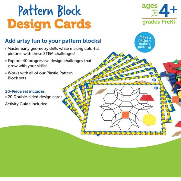 learning resources pattern block design cards4
