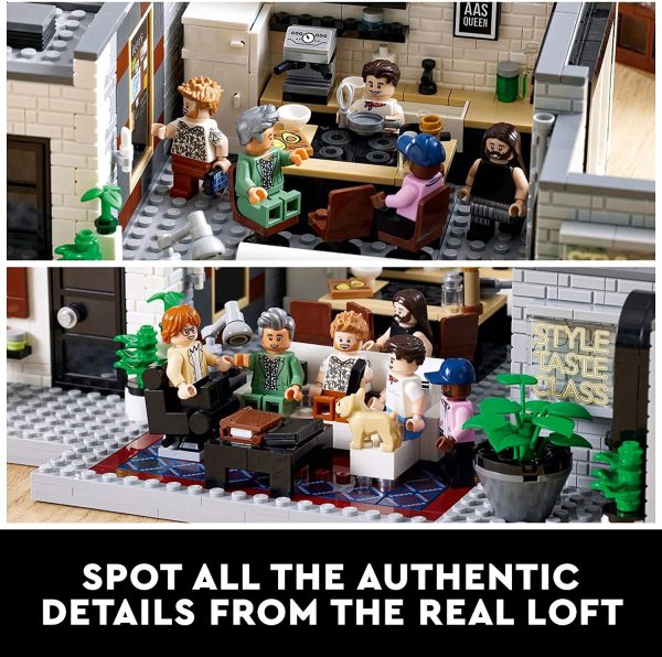lego 10291 icons queer eye – the fab 5 loft (974 pcs) (2)