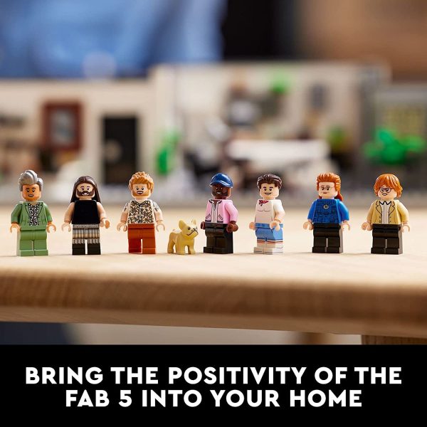 lego 10291 icons queer eye – the fab 5 loft (974 pcs) (4)