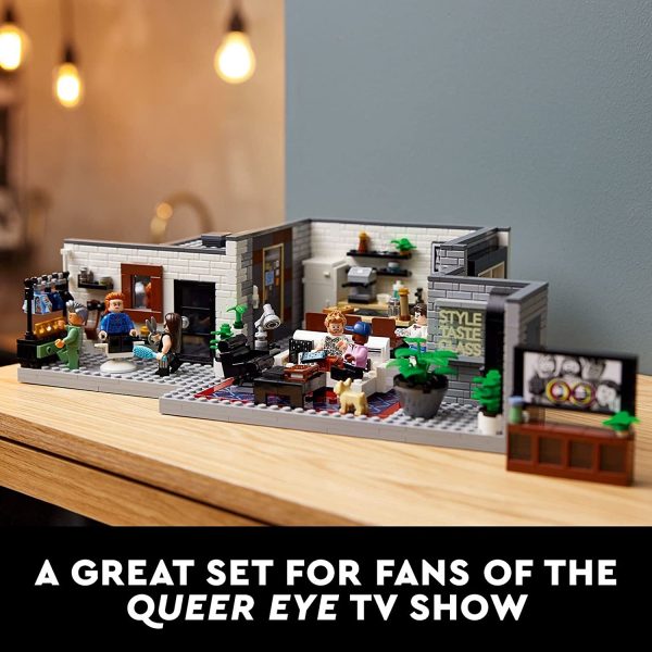 lego 10291 icons queer eye – the fab 5 loft (974 pcs) (5)
