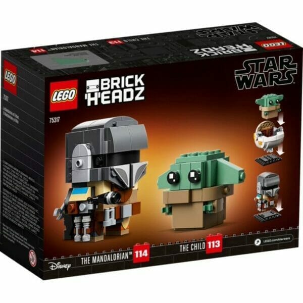 lego brickheadz star wars the mandalorian & the child 4