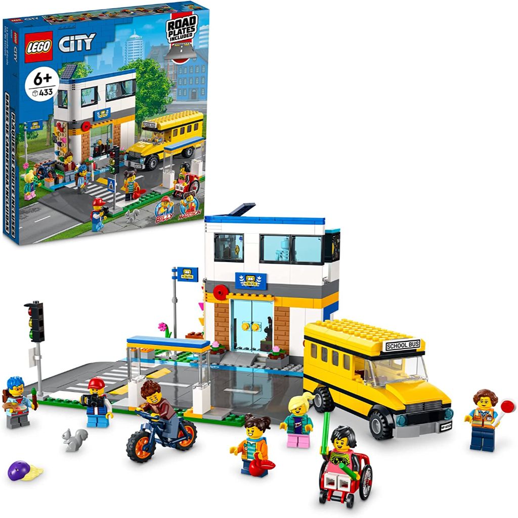 lego city 60329 school day building toy (433 pcs) (4)