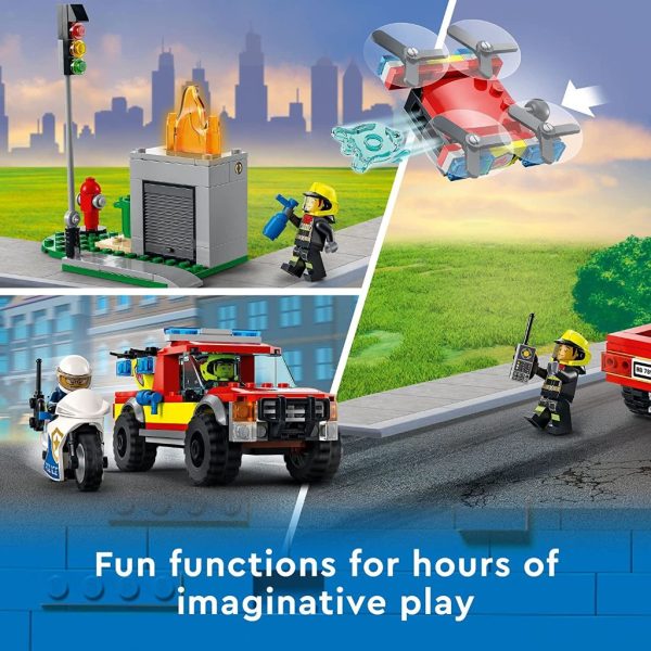 lego city fire rescue & police chase (295 pcs) (6)