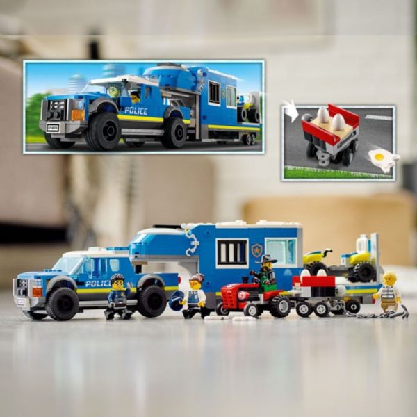 lego city police mobile command truck 60315 building set (5)