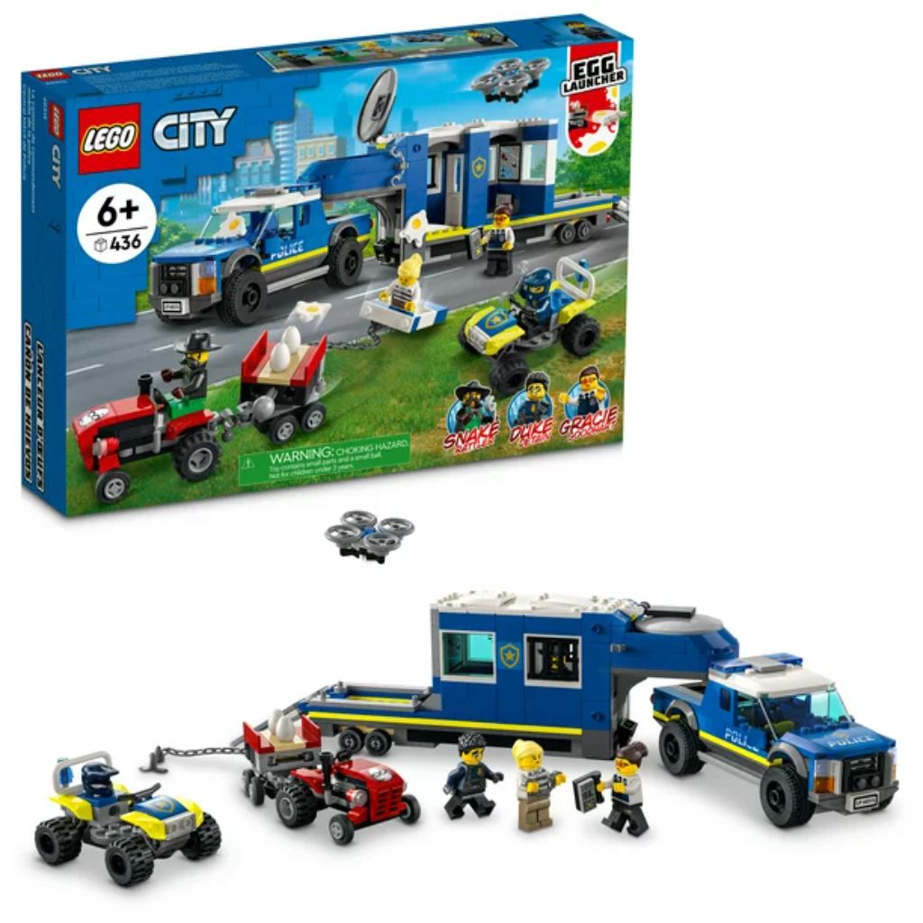 lego city police mobile command truck 60315 building set (6)
