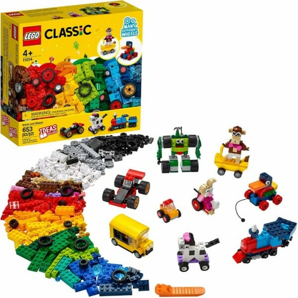 lego classic bricks and wheels 11014 kids’ building toy with fun builds (653 pieces) (7)