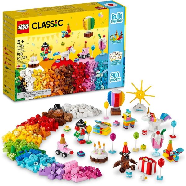 lego classic creative party box bricks set 11029