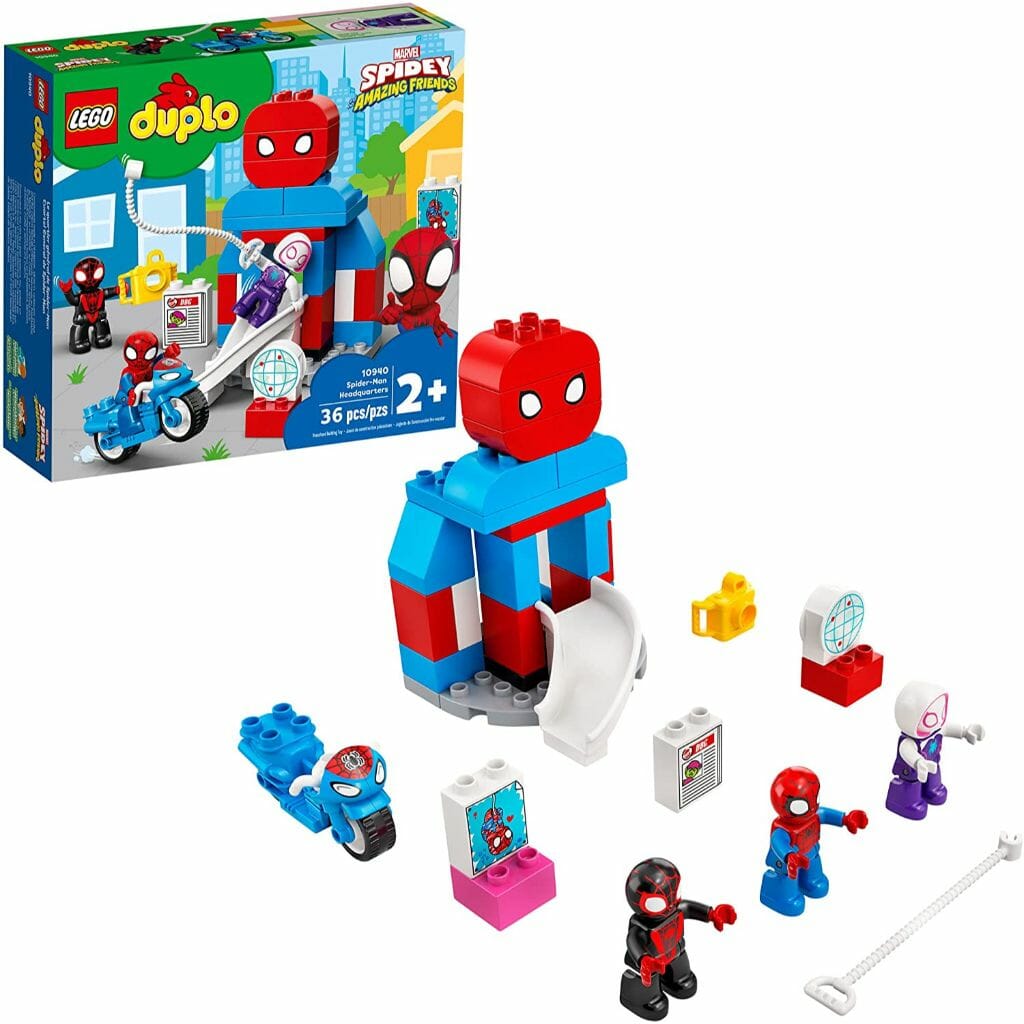 lego duplo marvel spider man headquarters 10940