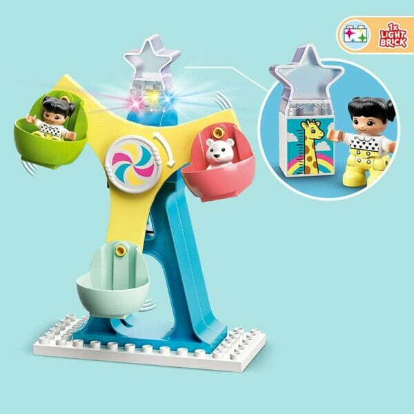 lego duplo town amusement park 10956 building toy (95 pieces)1