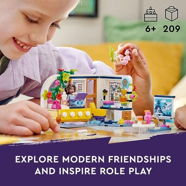 lego friends aliya's room building set 41740 collectible toy set1