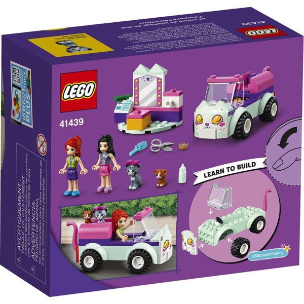 lego friends cat grooming car 41439 building kit (3)