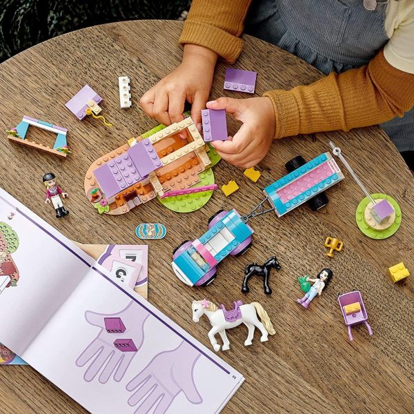 lego friends horse training and trailer 41441 (148 pieces) (4)