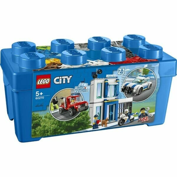 lego lego city police brick box 60270 action cop building toy for kids (301 pieces) (3)