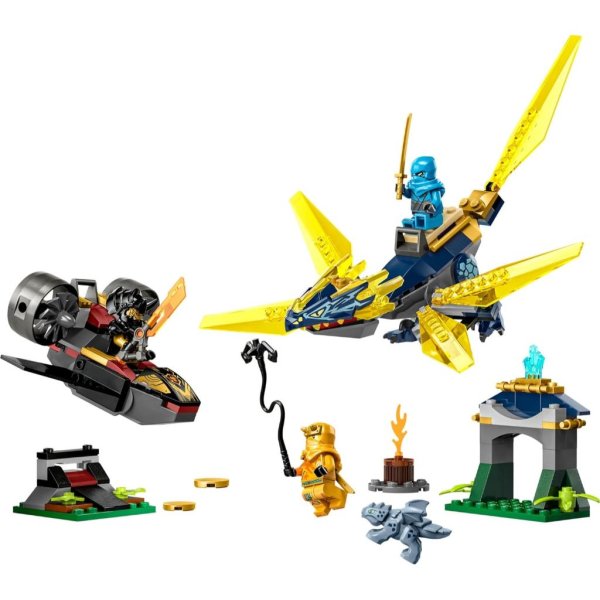 lego ninjago nya and arin’s baby dragon battle 71798 ninja building toy 6
