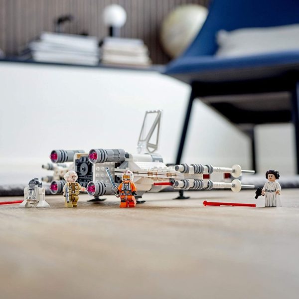 lego star wars luke skywalker's x wing fighter (474 pcs) (2)