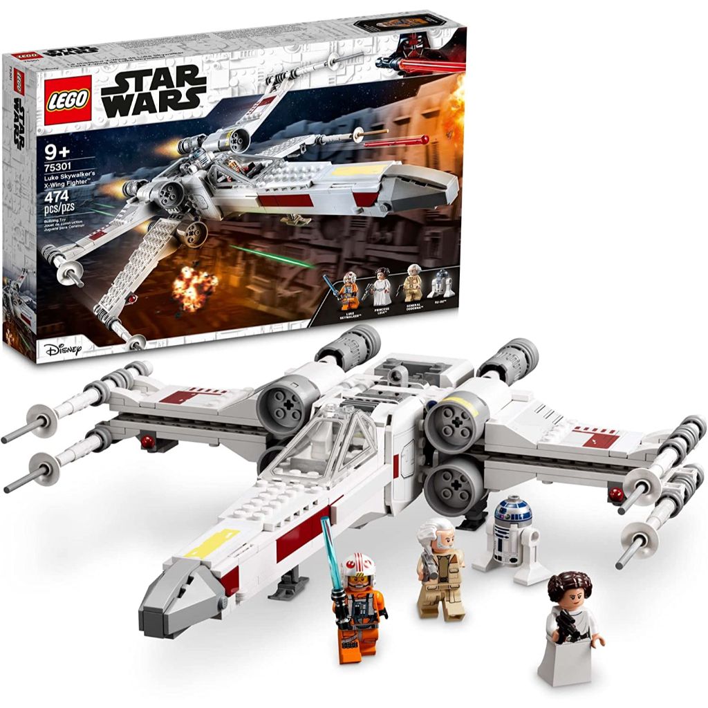 lego star wars luke skywalker's x wing fighter (474 pcs) (5)