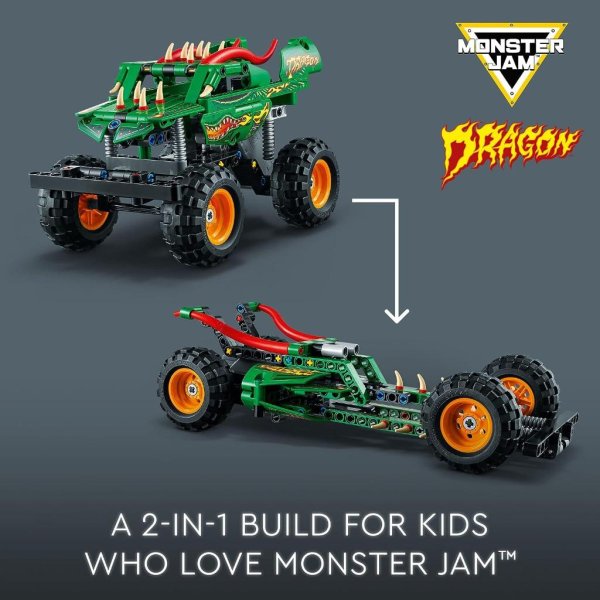 lego technic monster jam dragon 2in1 monster truck toy 42149 —1