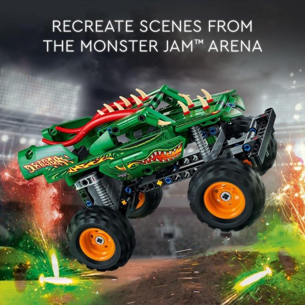 lego technic monster jam dragon 2in1 monster truck toy 42149 —2