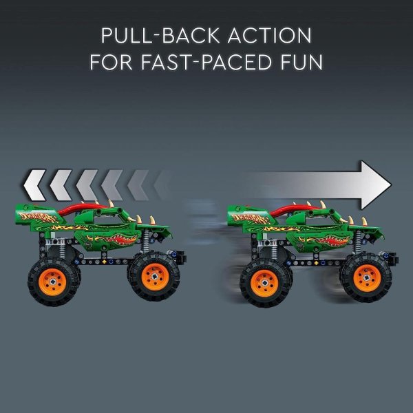lego technic monster jam dragon 2in1 monster truck toy 42149 —3