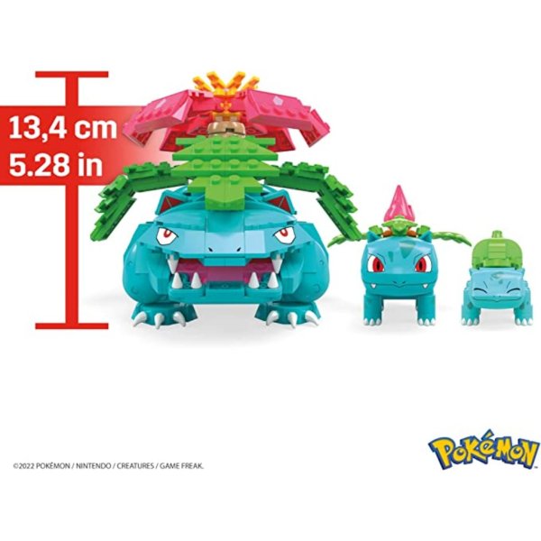 mega pokémon bulbasaur evolution set 622 pieces (3)