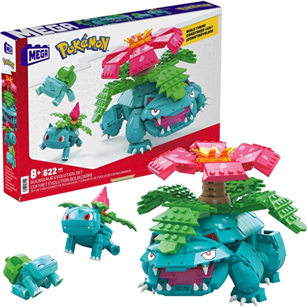 mega pokémon bulbasaur evolution set 622 pieces (5)