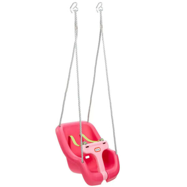 little tikes 2 in 1 snug ‘n secure™ swing – magenta1