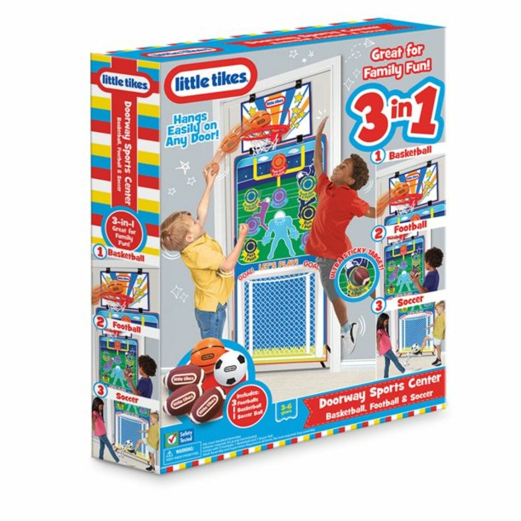 little tikes 3 in 1 doorway sports center (5)