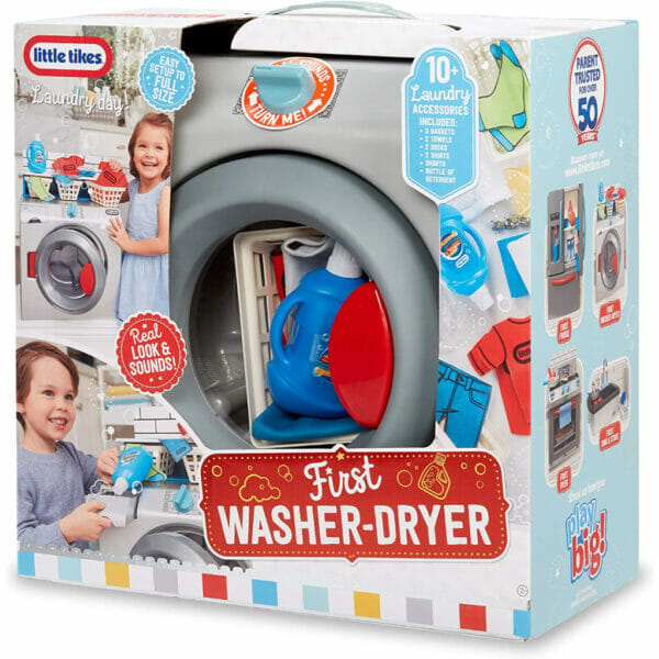 little tikes first washer dryer realistic pretend play appliance for kids7
