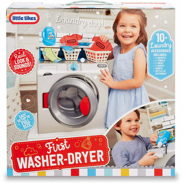 little tikes first washer dryer realistic pretend play appliance for kids9