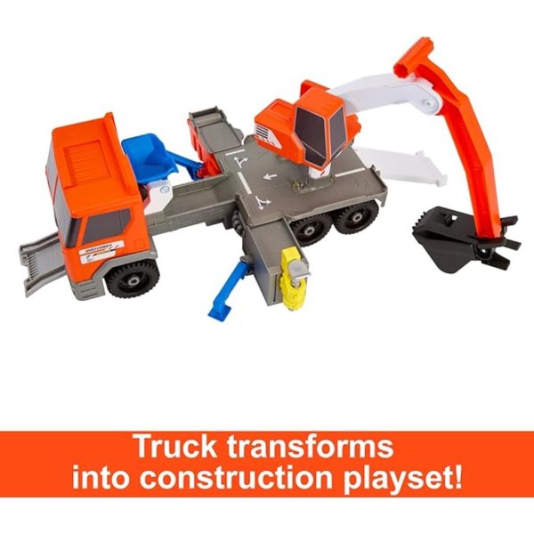 matchbox action drivers matchbox transforming excavator1
