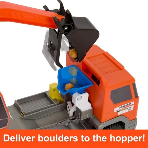 matchbox action drivers matchbox transforming excavator2