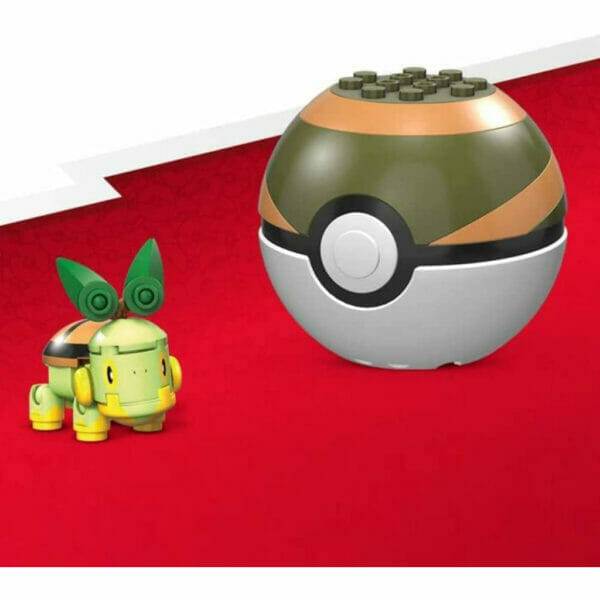 mega pokemon turtwig building set with 26 bricks and special pieces (2)
