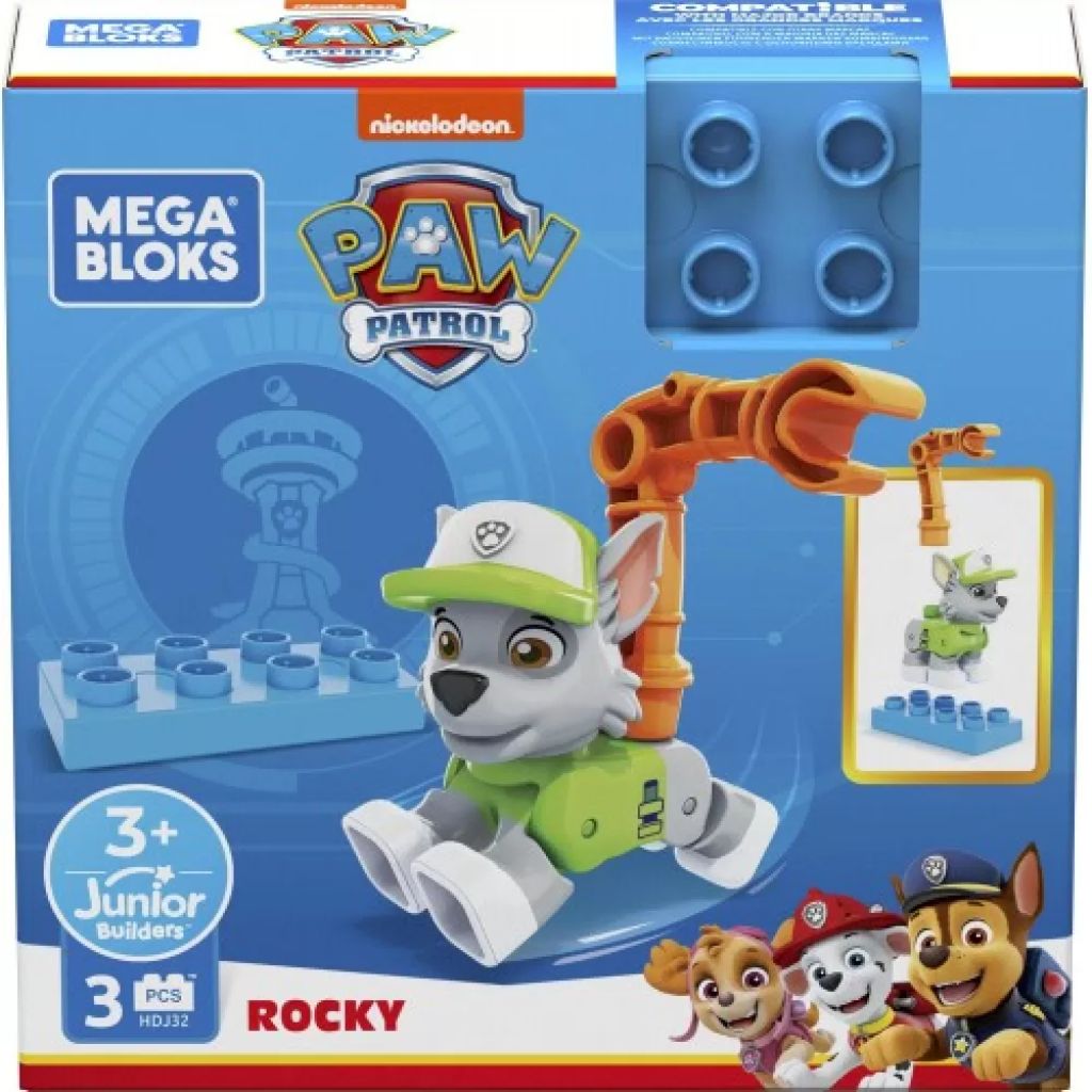 mattel mega bloks paw patrol junior builders rocky