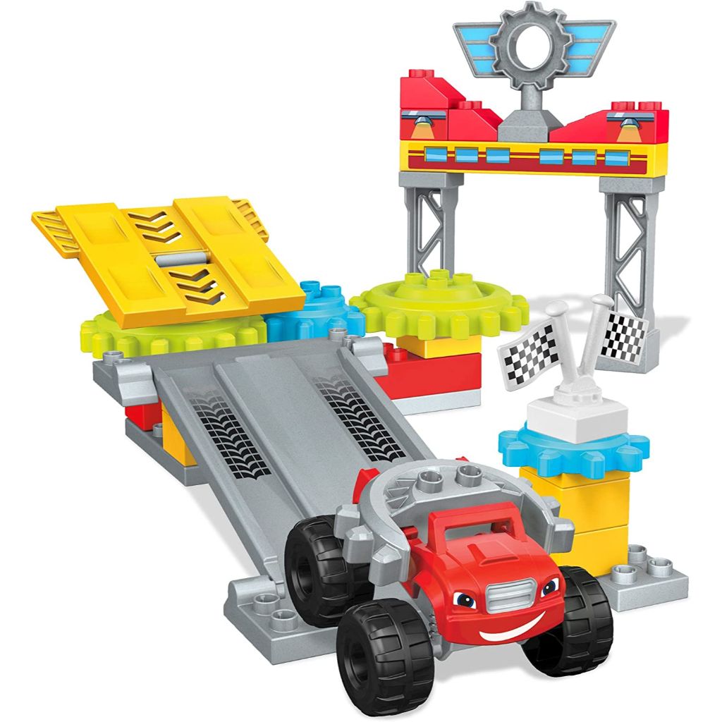 mega bloks blaze axle city garage building set (4)