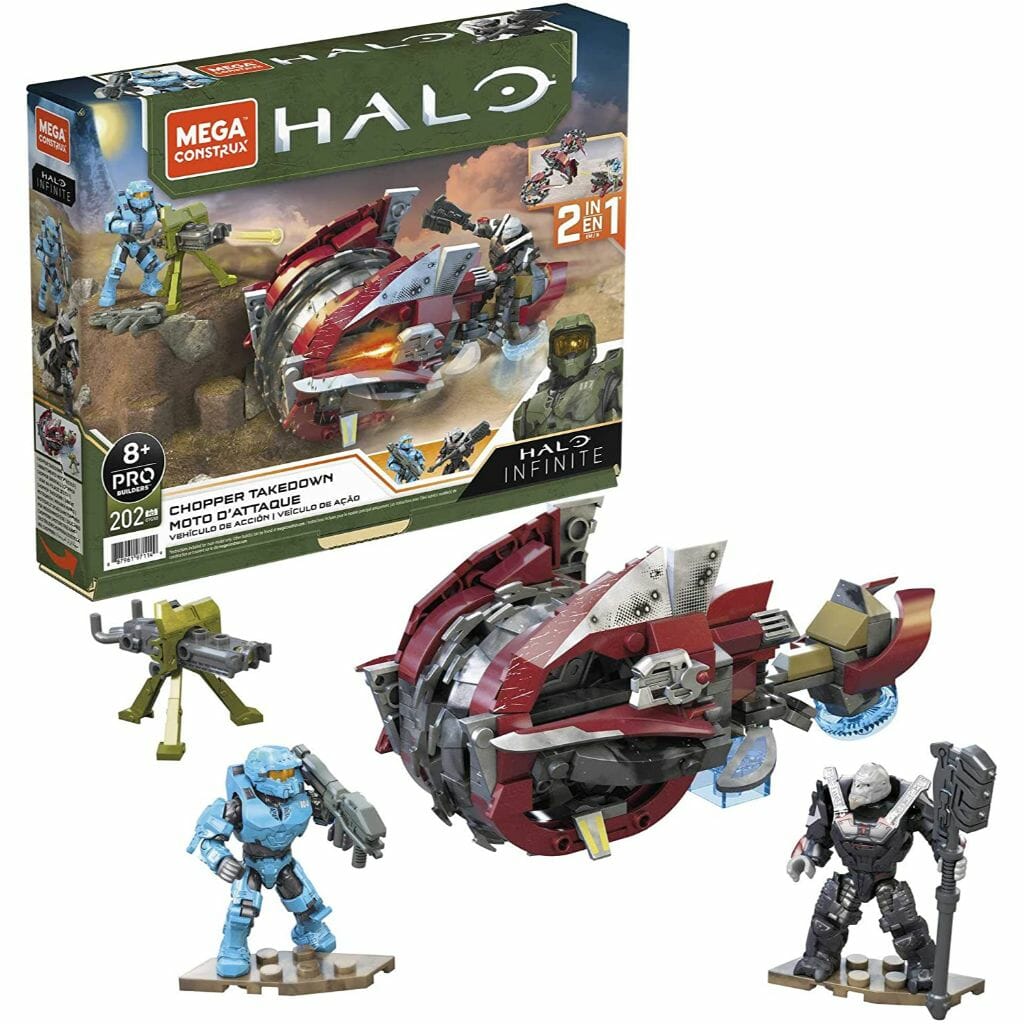 mega construx halo chopper takedown vehicle