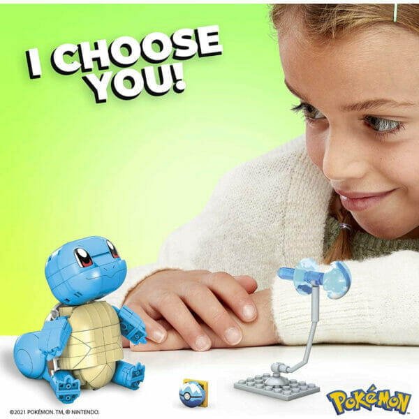 mega construx pokemon build & show squirtle building set with 199 bricks and special pieces (5)