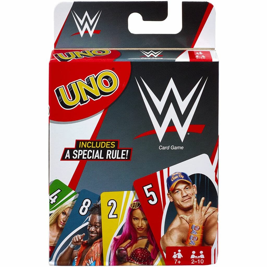 uno card game, matching wwe superstars