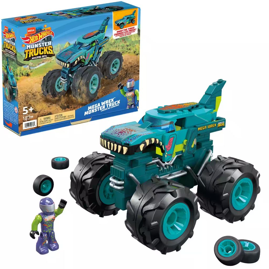 hot wheels mega construx mega wrex monster truck.2